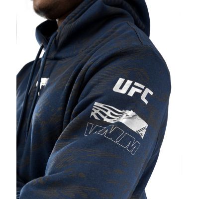 Venum UFC Fusion Fight Week Mens Pullover Hoodie Azul