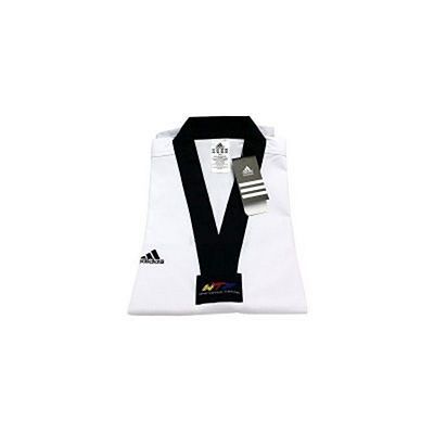 adidas Adi-STAR Collar Black Kids Dobok White