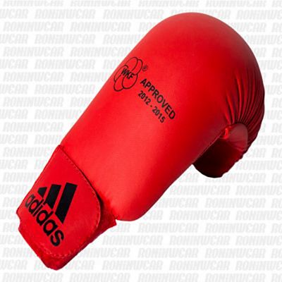 adidas Guantillas de Karate Homologadas S/ Pulgar Rojo