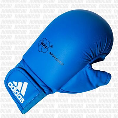 adidas Approved Karate Sparring Mitts (Thumb) Blue