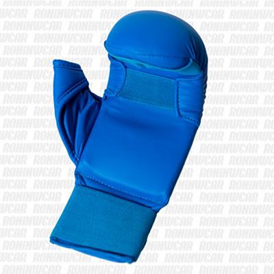 adidas Approved Karate Sparring Mitts (Thumb) Blue