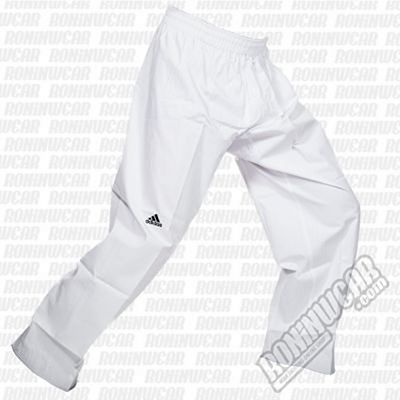 adidas Dobok Champion II Black Collar Bianco