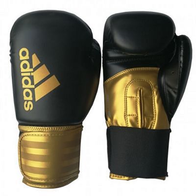 Adidas Hybrid 100 Boxing Gloves Black-Gold