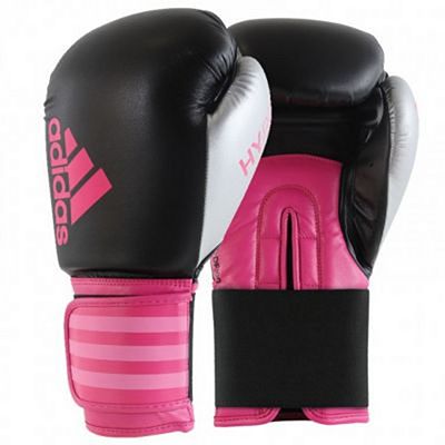 Adidas Hybrid 100 Boxing Gloves Dynamic Fit Black-Pink