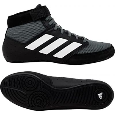 Adidas Mat Wizard 4 Men's Wrestling Shoes Black Yellow BC0531 Size