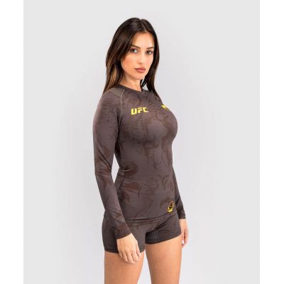 Adidas UFC Fusion Fight Week Women’s Performance Long Sleeve Rashguard Barna