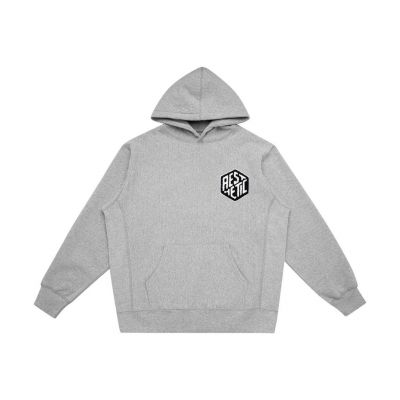 AESTHETIC Heavyweight Fleece Hoodie Cinza