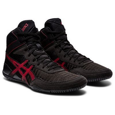 ASICS Mat Control 2 Wrestling Shoes Negro-Rojo