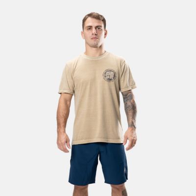 Atama Shield T-shirt Marron