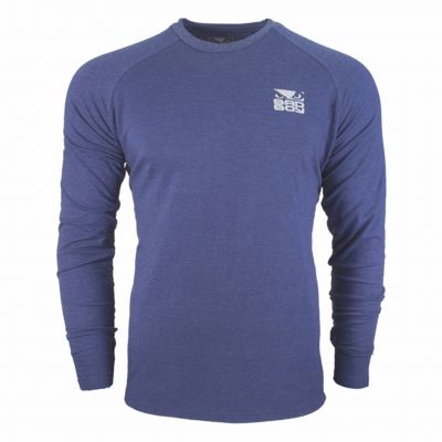 Bad Boy Icon T-shirt Long Sleeves Azul