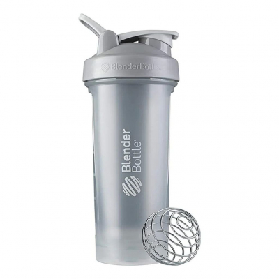 BlenderBottle Pro45 Protein Shaker Cup With BlenderBall 1300ml Grey