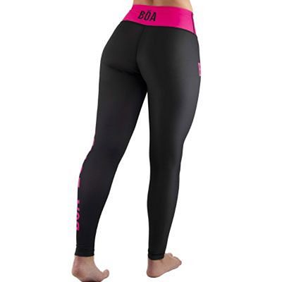 Boa Estilo De Vida Women Leggings Nero-Rosa