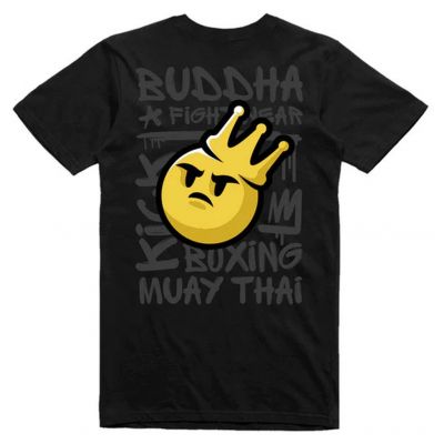 Buddha Emoticon  T-Shirt Noir