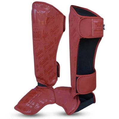 Buddha Epic Shin Guards Red