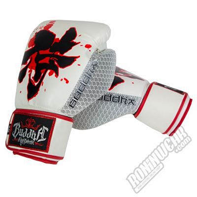 Buddha Japan Boxing Gloves White