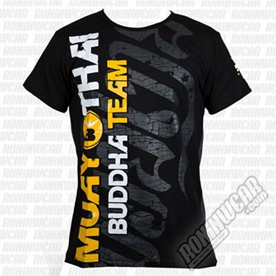 Buddha Muay Thai Combo Tee Black-Grey