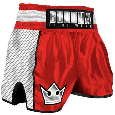 Buddha Muay Thai Kick Boxing Buddha Retro Premium Rojo