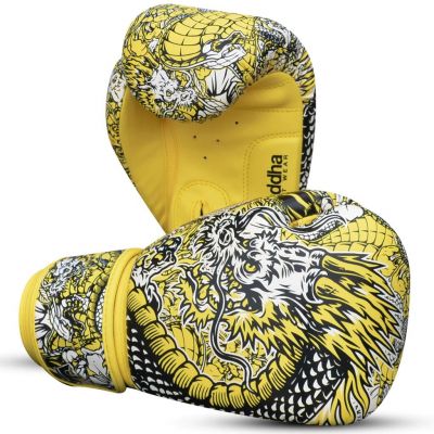 Buddha Muay Thai Kick Boxing Fantasy Dragon Jaune