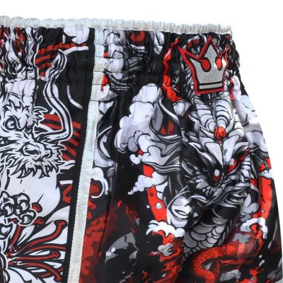 Buddha Muay Thai Short Dragon Vermelho