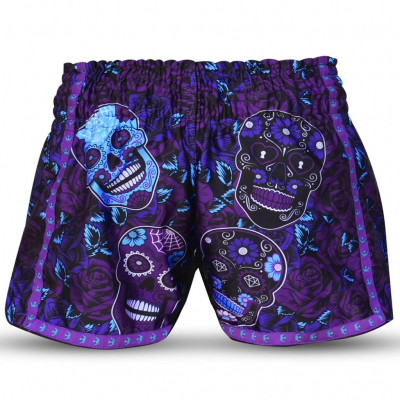 Buddha Pantalon Muay Thai Kick Boxing European Mexican Purple