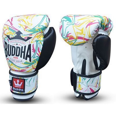 Buddha Pikachu Kids Boxing Gloves Branco