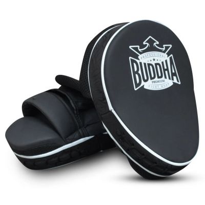 Buddha Premium Curved Boxing Mitts Negro