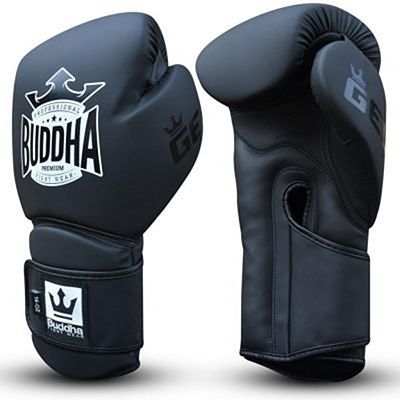 Buddha Pro Gel Boxing Gloves Schwarz-Schwarz