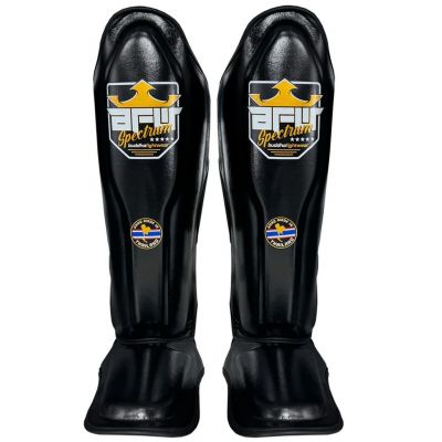 Buddha Spectrum Metalic Thailand Shin Guards Nero