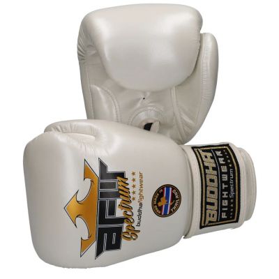 Buddha Spectrum Metallic Gloves Thailand White