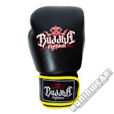 Buddha Thailand Boxing Gloves Negro