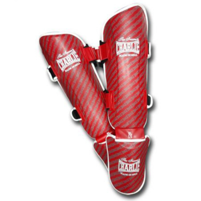 Charlie Boxing Shinguard Blast Vermelho