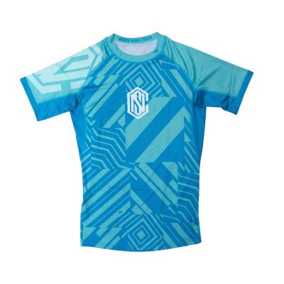 Chosen ABSTRACT Rashguard Vert-Bleu Ciel