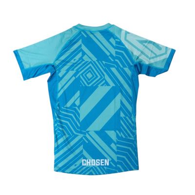 Chosen ABSTRACT Rashguard Verde-Celeste