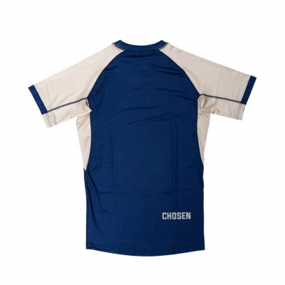 Chosen Rashguard Mininmal Bleu Marine-Marron