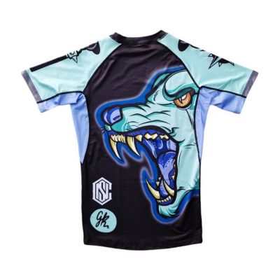 Chosen Wolf X Gunner Rashguard Nero-Verde