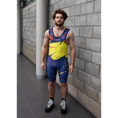 Combat Sport Enigma Azul Marino-Amarillo