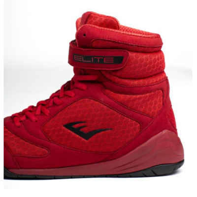 Everlast Elite 2 Boxing Shoes Rouge-Noir