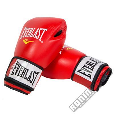 Everlast Leather Boxing Gloves Fighter Red-Black