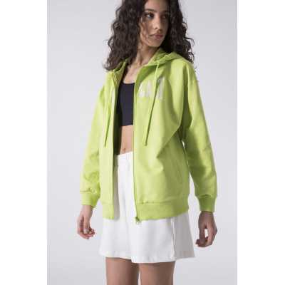 Everlast Hooded Full Zip Sweater Ladies Vert