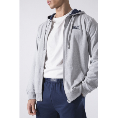 Everlast HOODED ZIPPER  Tracksuit Grigio-Navy Blu