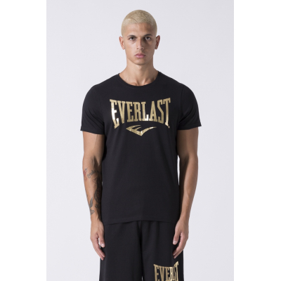 Everlast Iconic Fitted T-Shirt Negro-Oro