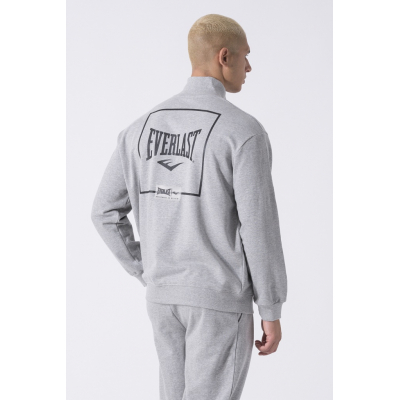 Everlast Iconic Hoddie Zip Square Cinza