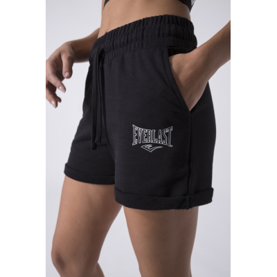 Everlast Iconic Ladies Pants Short Fleece Negro