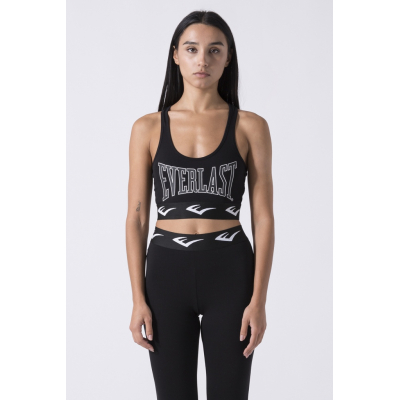 Everlast Iconic Ladies Top Stretch Jersey Black