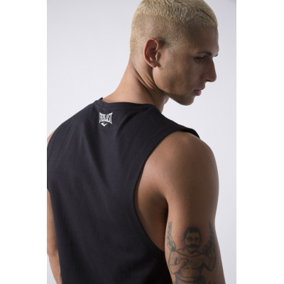 Everlast Iconic Logo Tank Top Off Negro-Blanco