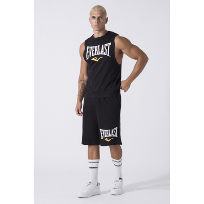 Everlast Iconic Logo Tank Top Off Nero-Bianco