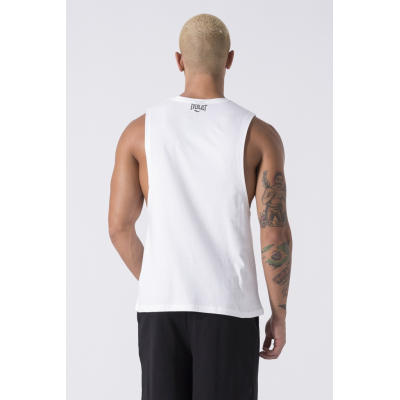 Everlast Iconic Logo Tank Top Off Bianco