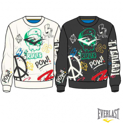 Everlast LFS FW JR Boy Colors Hoodie Svart