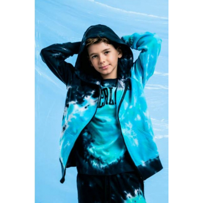 Everlast LFS FW JR Boy Tie Dye Hoodie Cap Azul