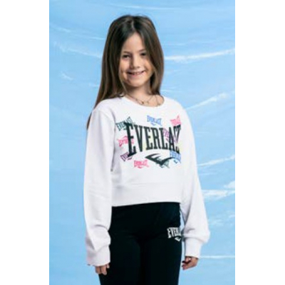 Everlast LFS FW JR Girls Rainbow Hoodie Blanco